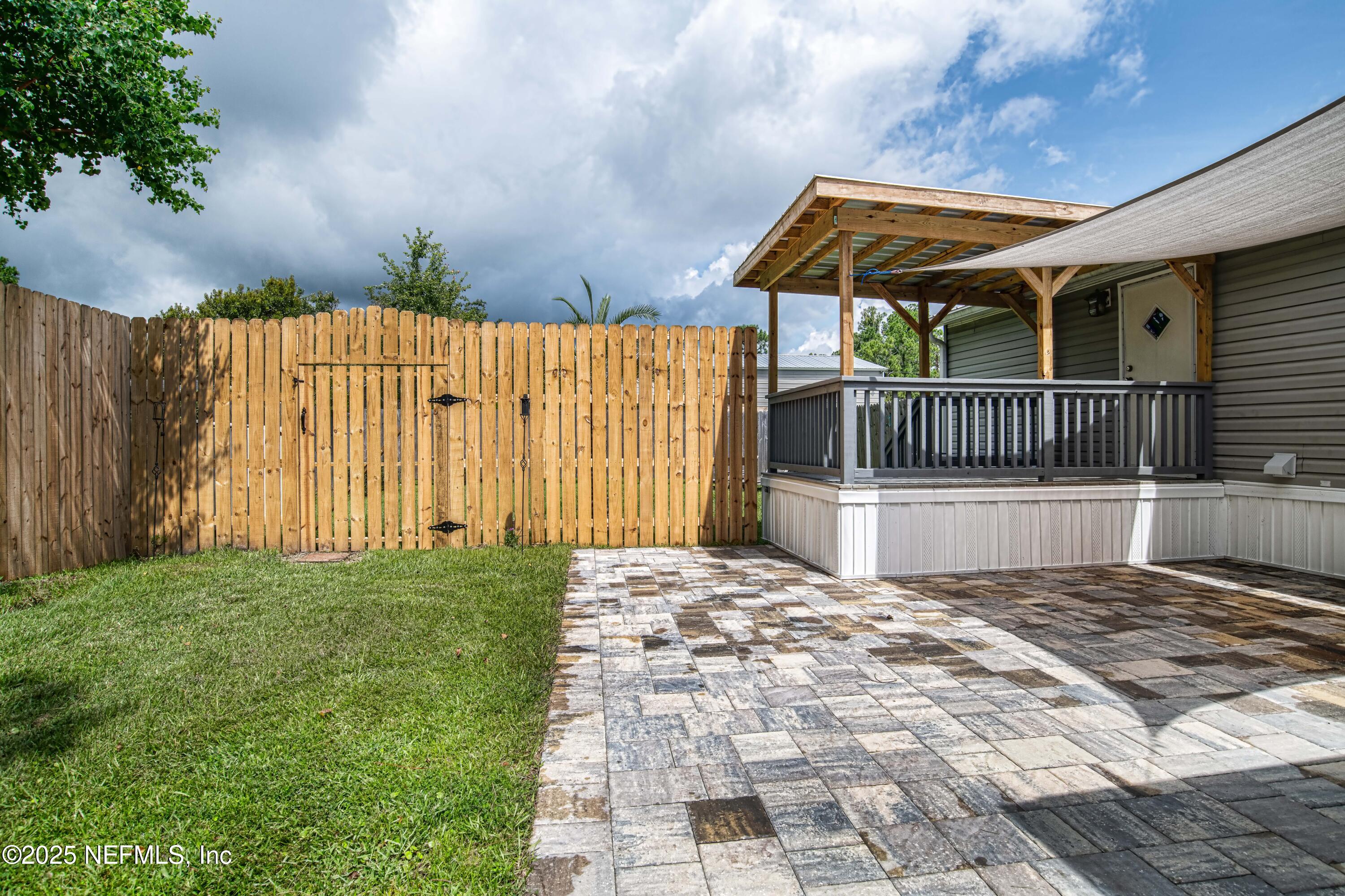 6681 Brown Road St. Augustine, FL 32095 - Photo 34 of 43 Paver patio b