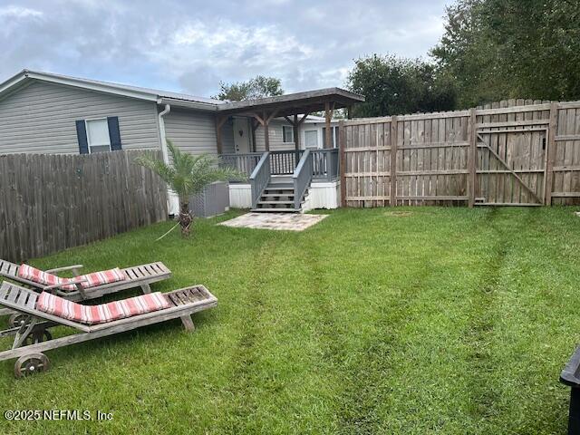 6681 Brown Road St. Augustine, FL 32095 - Photo 41 of 43 Fenced yard