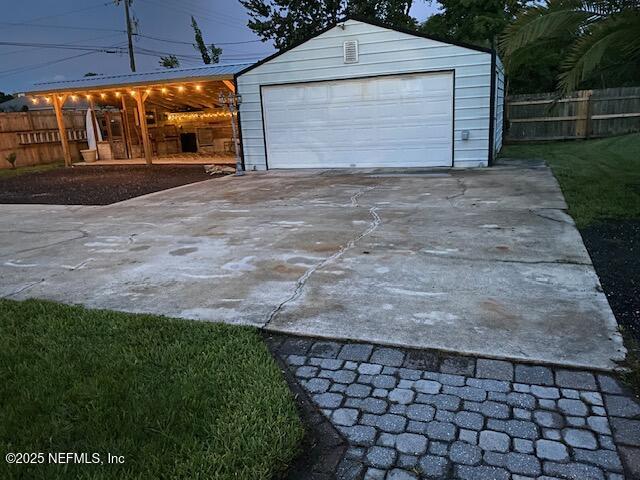 6681 Brown Road St. Augustine, FL 32095 - Photo 9 of 43 Covered area with lights
