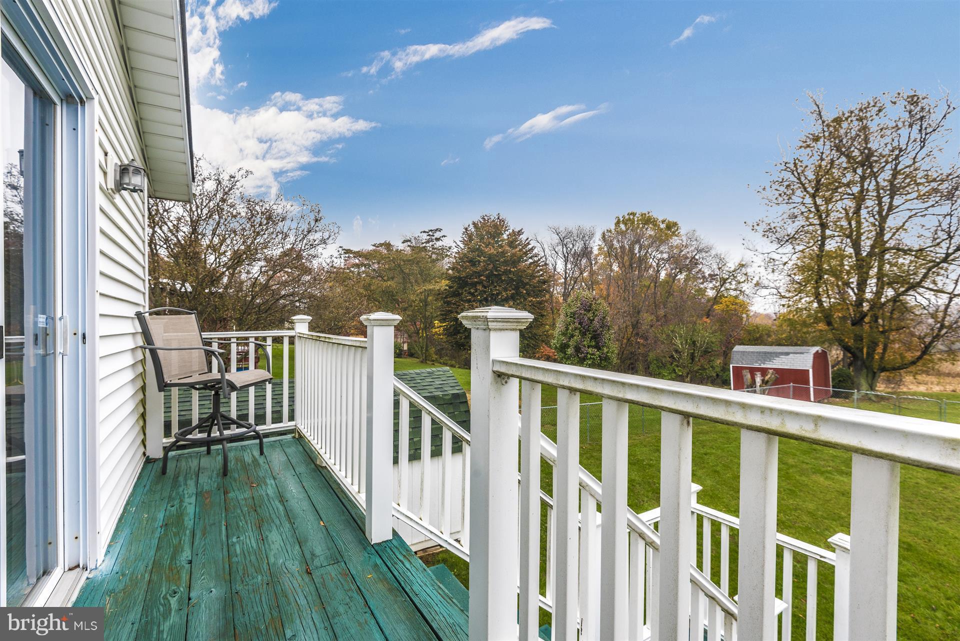 3217 Hooper Road New Windsor, MD 21776 - Photo 9 of 30 Balcony of master with Beautiful Views.