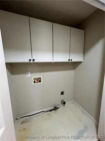 a close view of utility room
