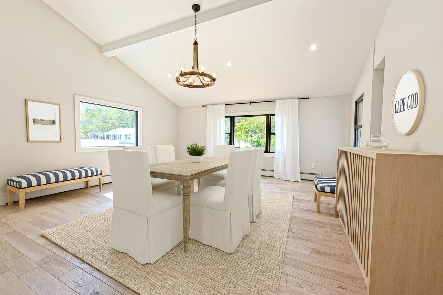 22 Keel Way Hyannis, MA 02601 - Photo 14 of 42 a view of a dining room with furniture window and wooden floor