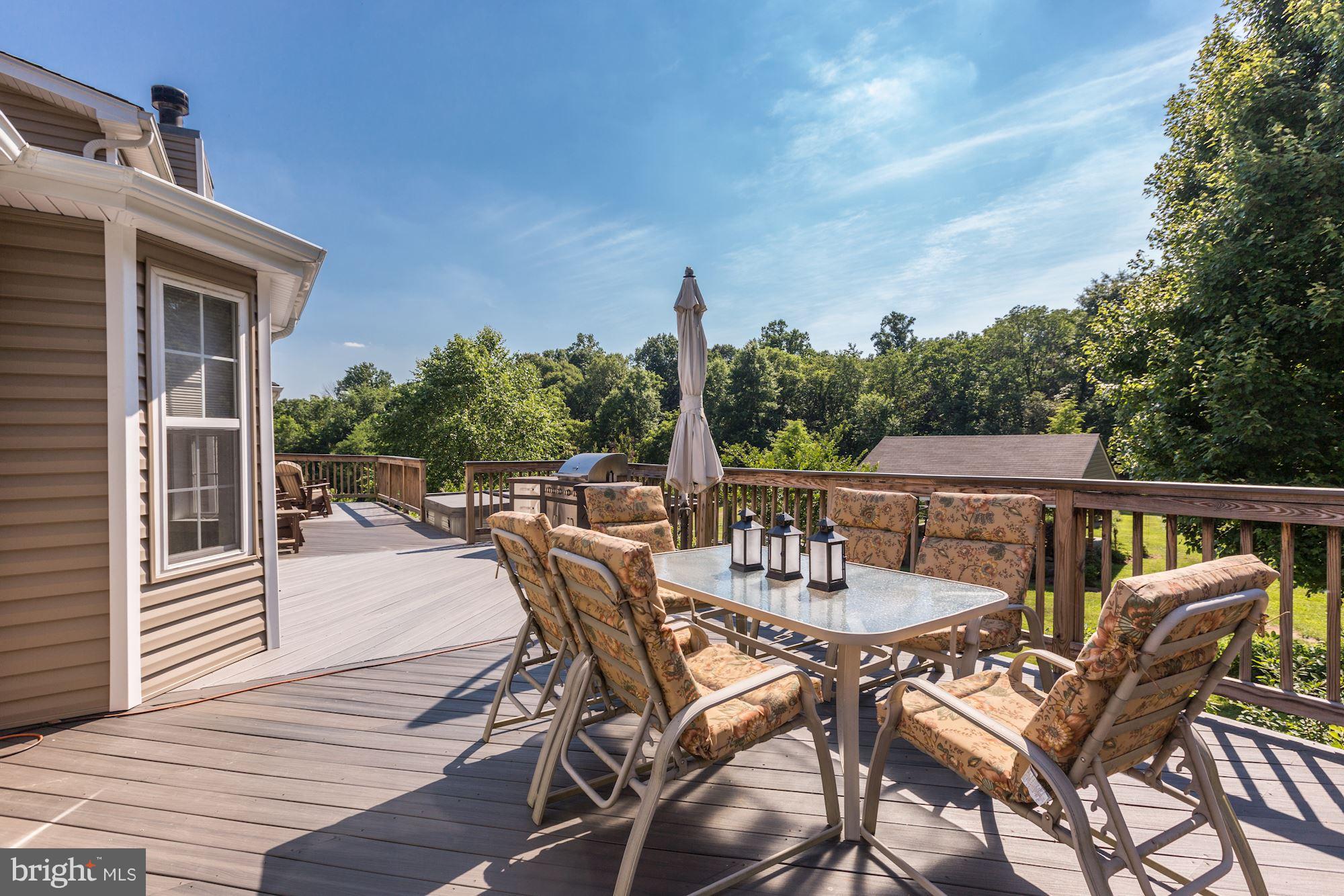19995 Colchester Road Purcellville, VA 20132 - Photo 25 of 30 Outdoor entertaining on the back deck