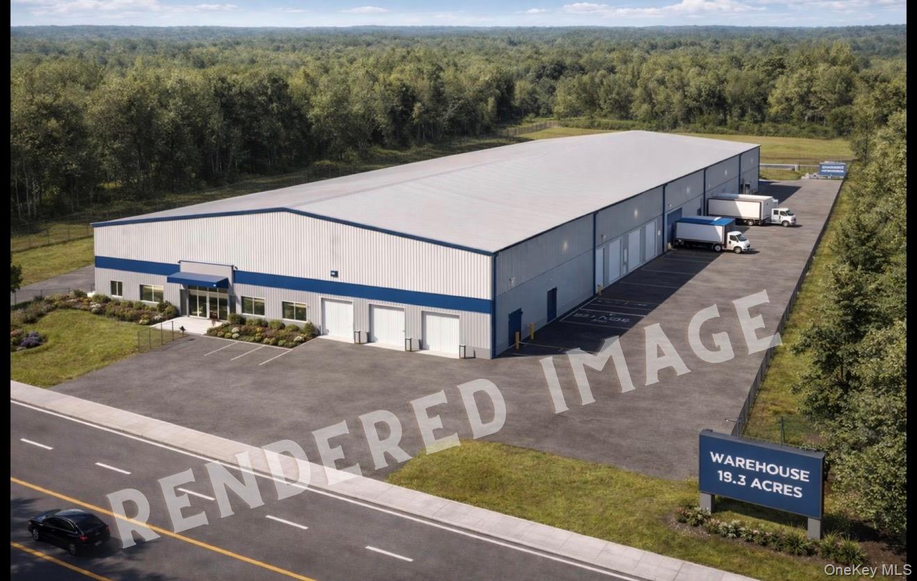 90 Freetown Road Wallkill, NY 12589 - Photo 4 of 9 Rendered picture of land with rendered warehouse picture as a possible build