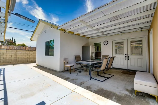 a view of a house with wooden floor