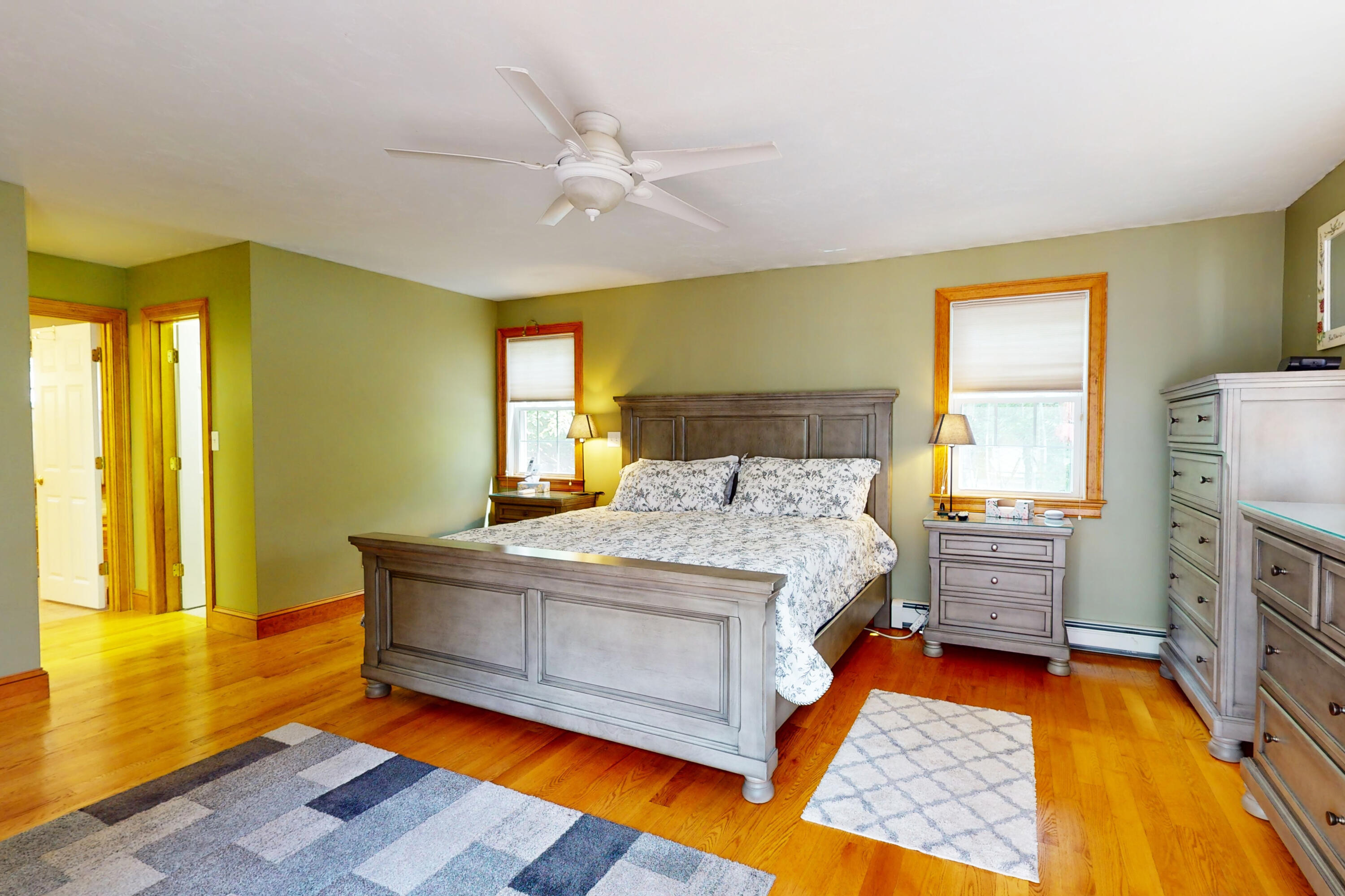 25 Fairmount Road South Dennis, MA 02660 - Photo 18 of 61 a bedroom with a bed and wooden floor