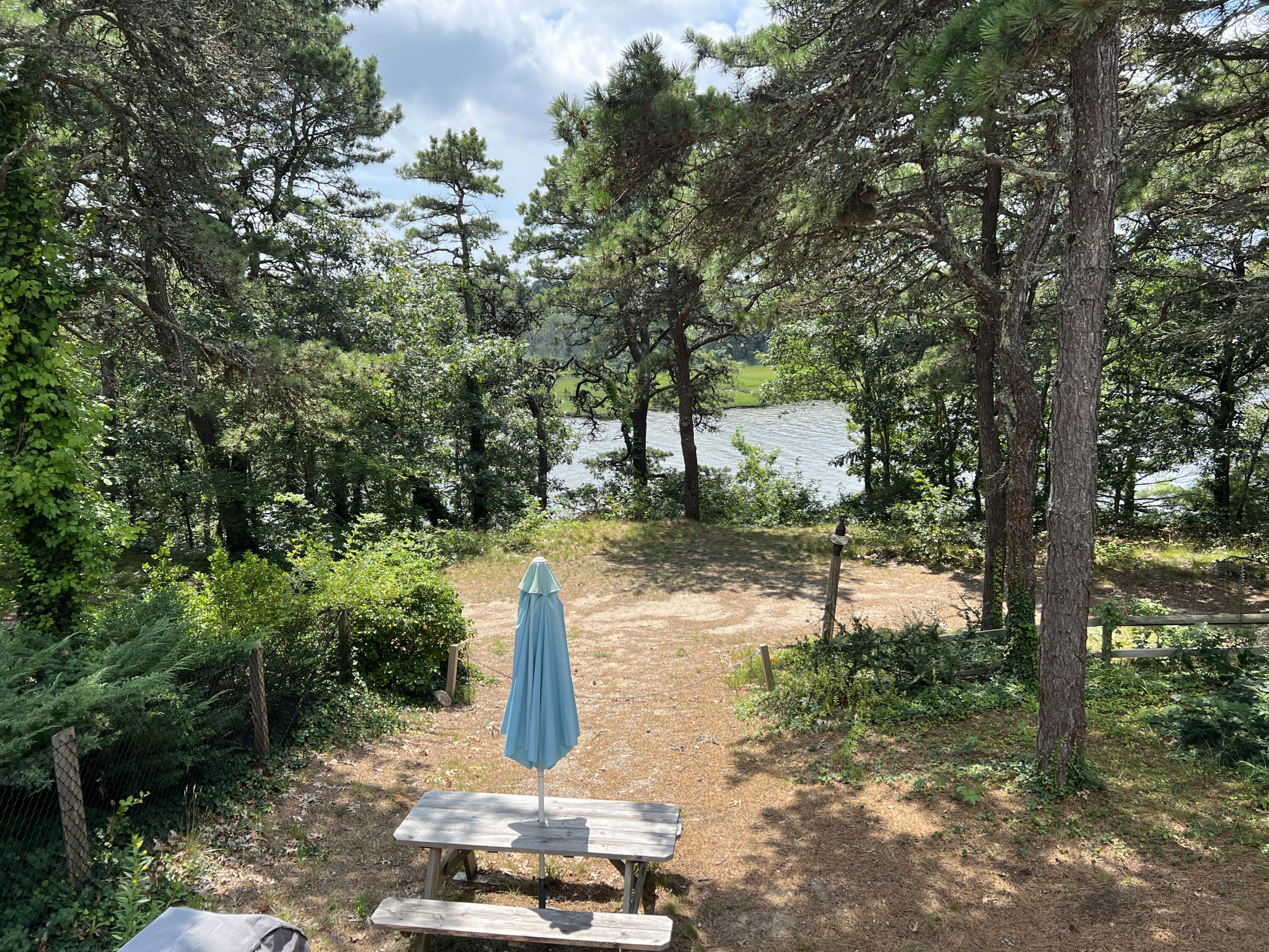 25 Fairmount Road South Dennis, MA 02660 - Photo 40 of 61 a view of a water fountain in the back yard