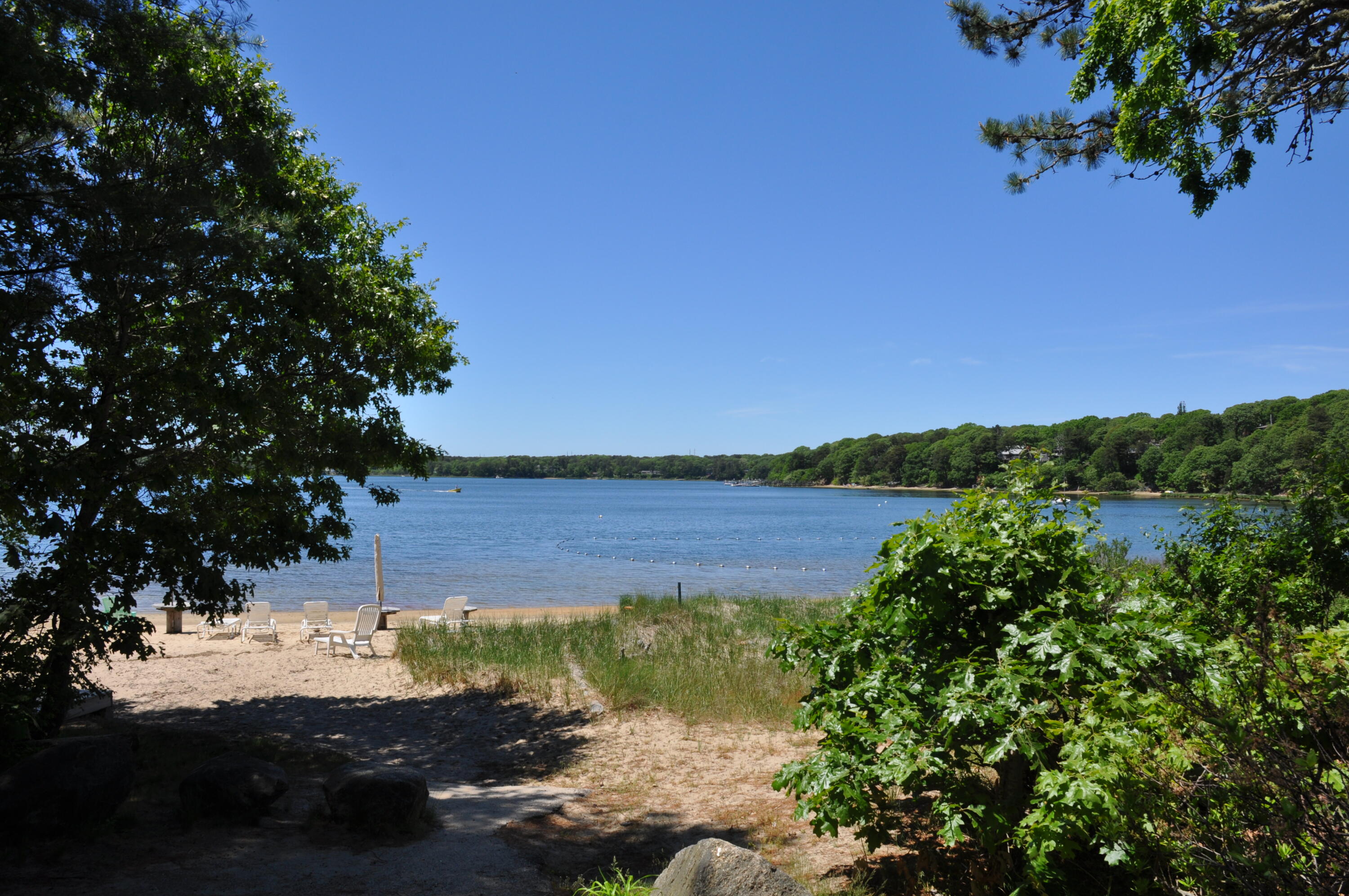 25 Fairmount Road South Dennis, MA 02660 - Photo 44 of 61 a view of a lake with a mountain