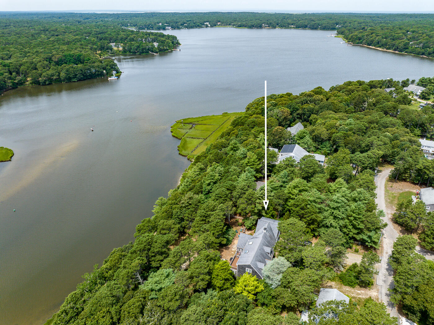 25 Fairmount Road South Dennis, MA 02660 - Photo 58 of 61 a view of a lake with a lake view