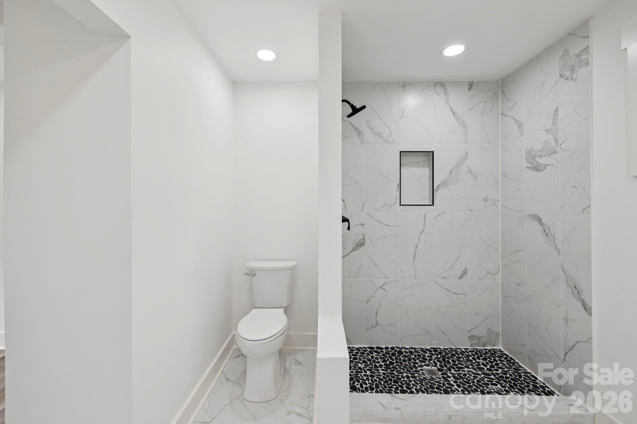 431 Pole Miller Extension Brevard, NC 28712 - Photo 11 of 24 a bathroom with a toilet and a shower