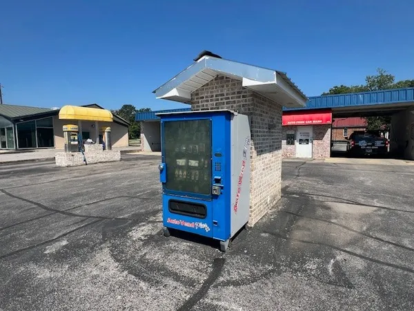 a front view of a house having patio