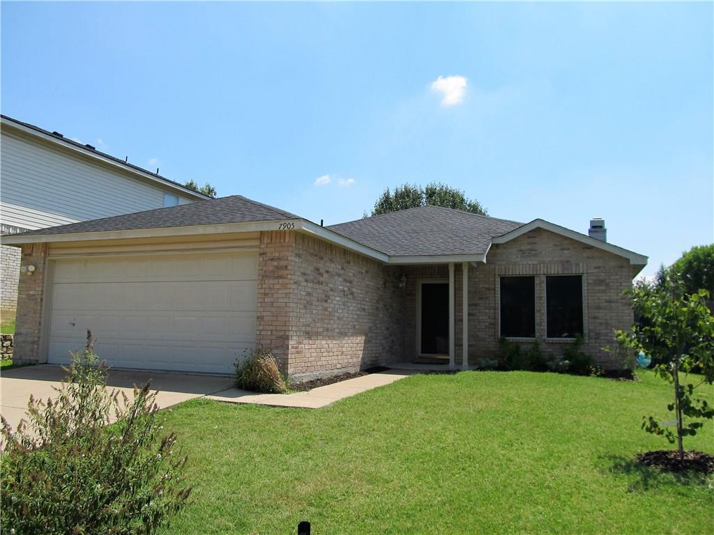 7905 Winding Stream Lane Denton, TX 76210 - Photo 1 of 1 a front view of a house with a garden and yard