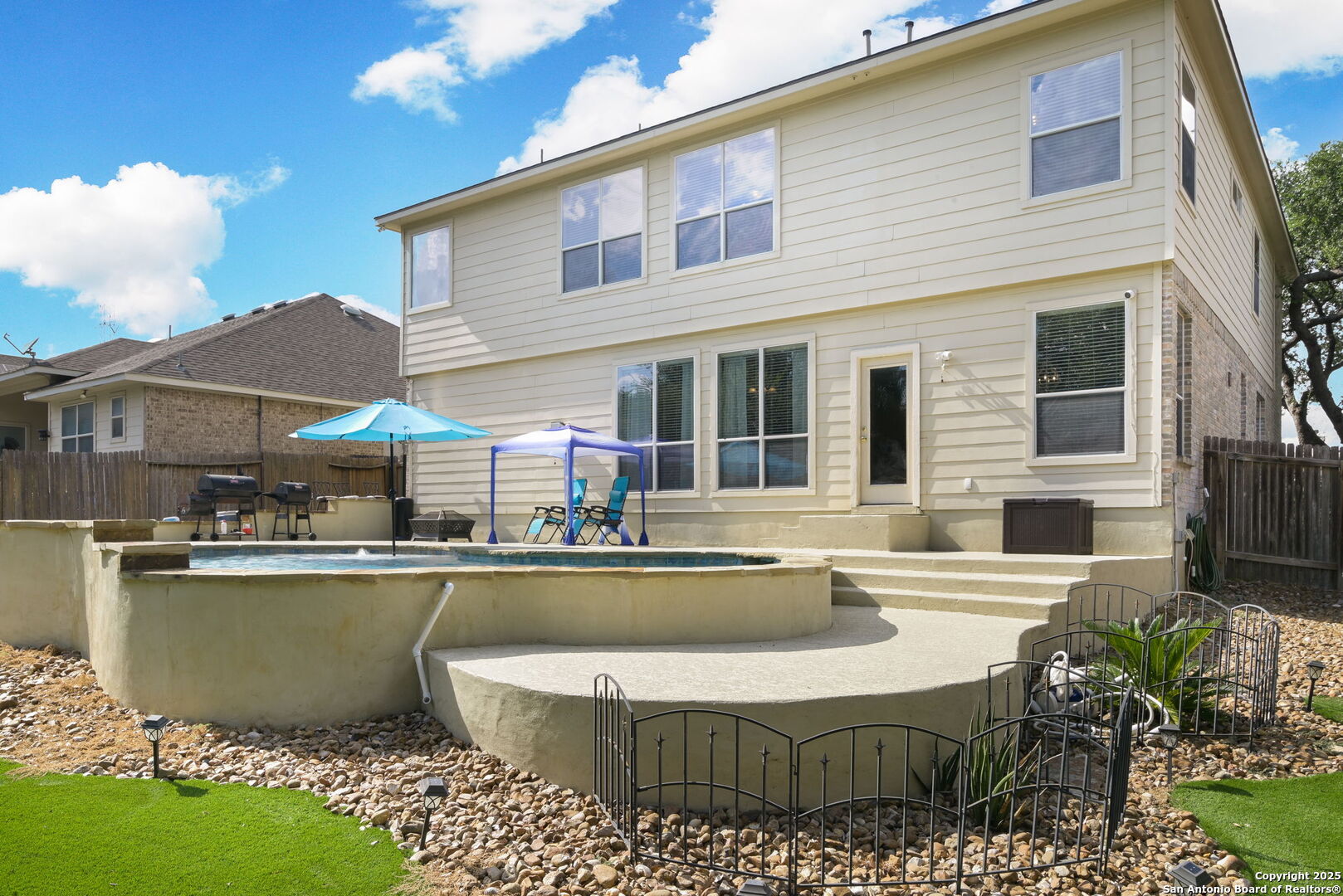 8918 Cordes Junction Helotes, TX 78023 - Photo 38 of 41 a view of a house with pool table and chairs