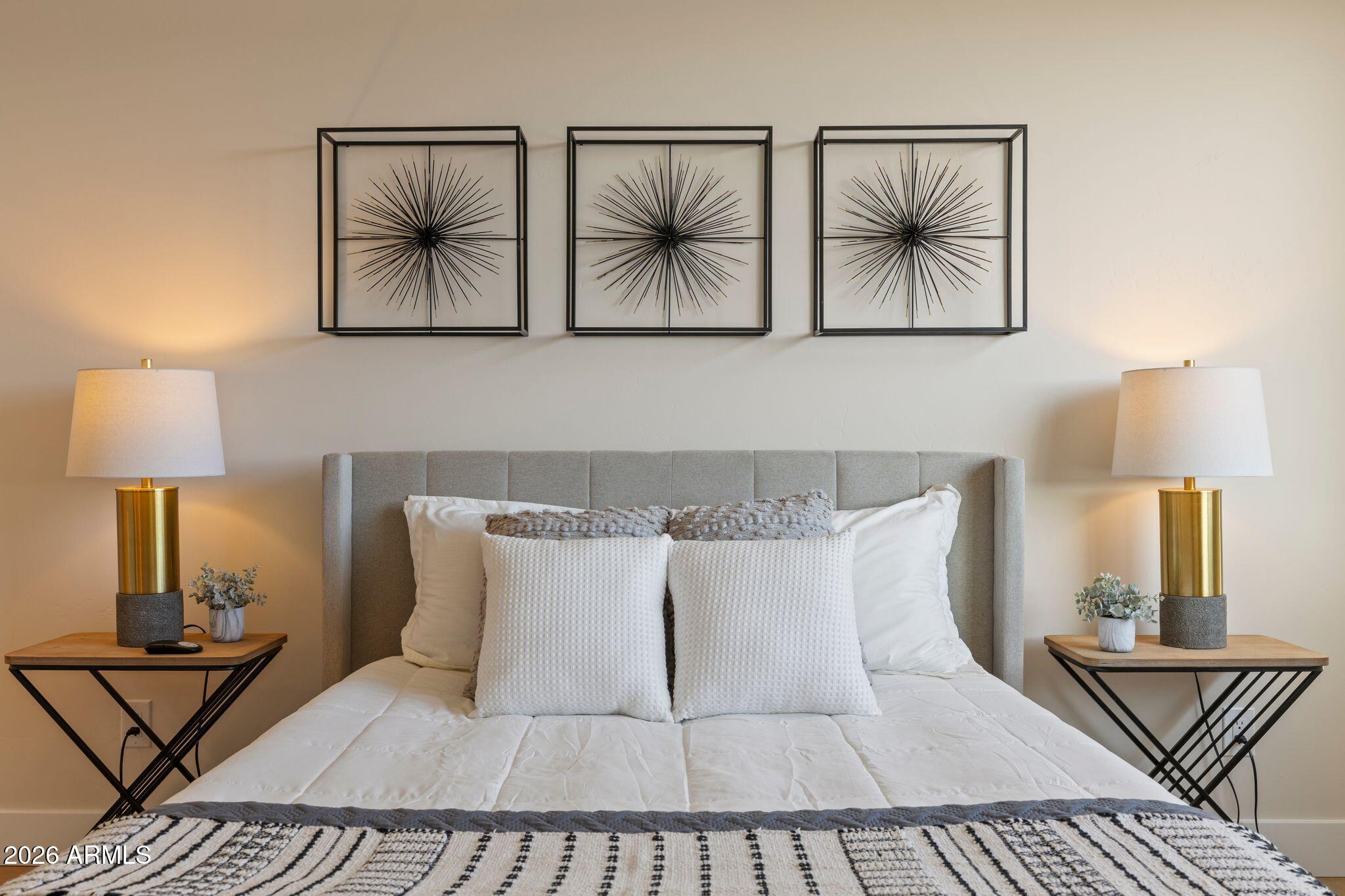 4535 Victor Drive Prescott, AZ 86301 - Photo 17 of 43 a bed room with a bed and painting on the wall