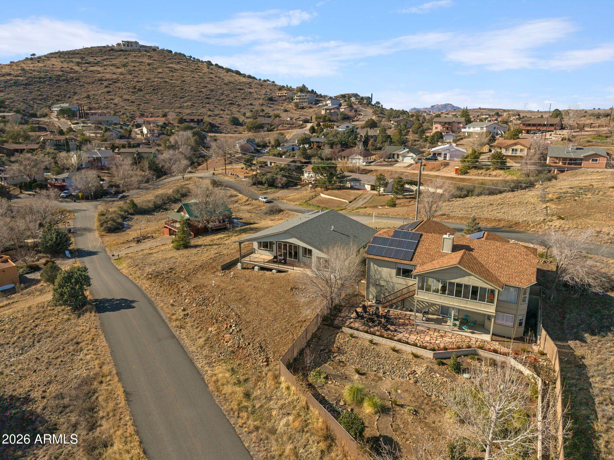 4535 Victor Drive Prescott, AZ 86301 - Photo 39 of 43 an aerial view of residential houses with outdoor space