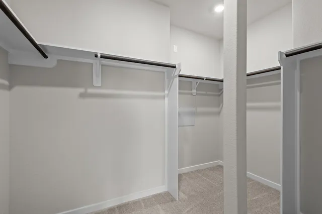 a view of closet area