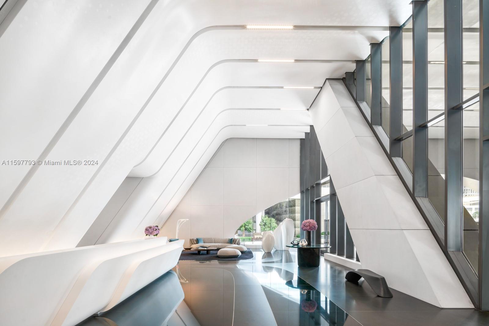 1000 Biscayne Boulevard, Unit 3701 Miami, FL 33132 - Photo 69 of 98 a view of entryway and kitchen