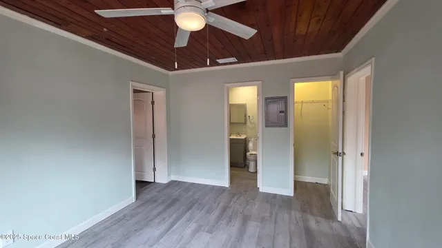 wooden floor in an empty room