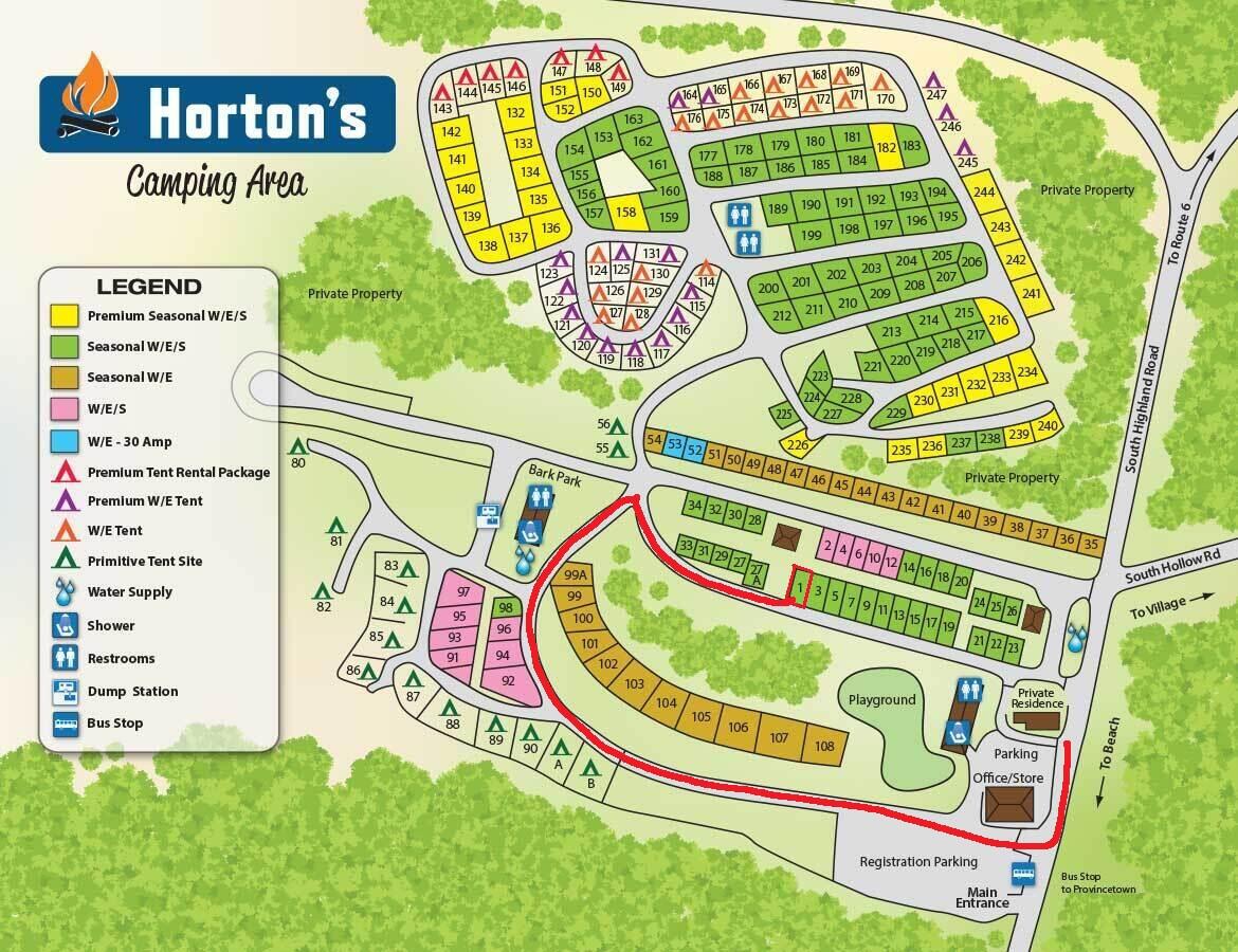 71 South Highland Road, Unit 1 Truro, MA 02666 - Photo 17 of 30 Site #1 on Horton's Area Map