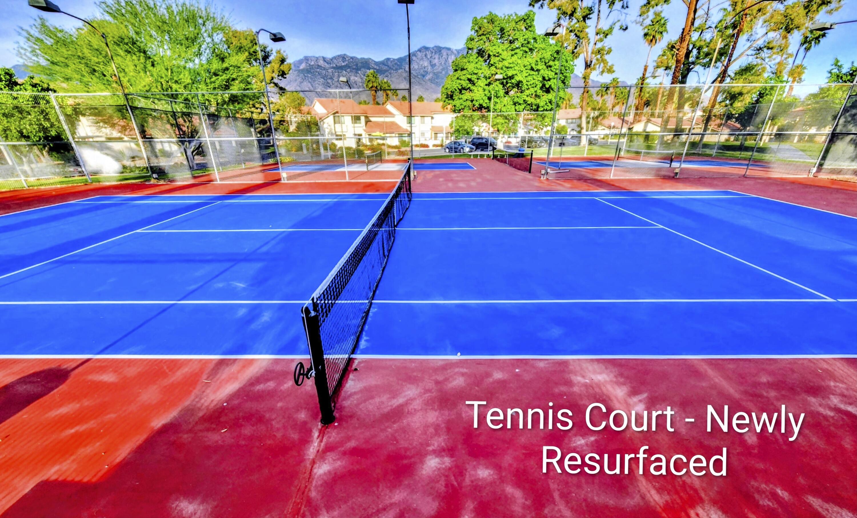 6025 Arroyo Road, Unit 7 Palm Springs, CA 92264 - Photo 41 of 43 a tennis court view