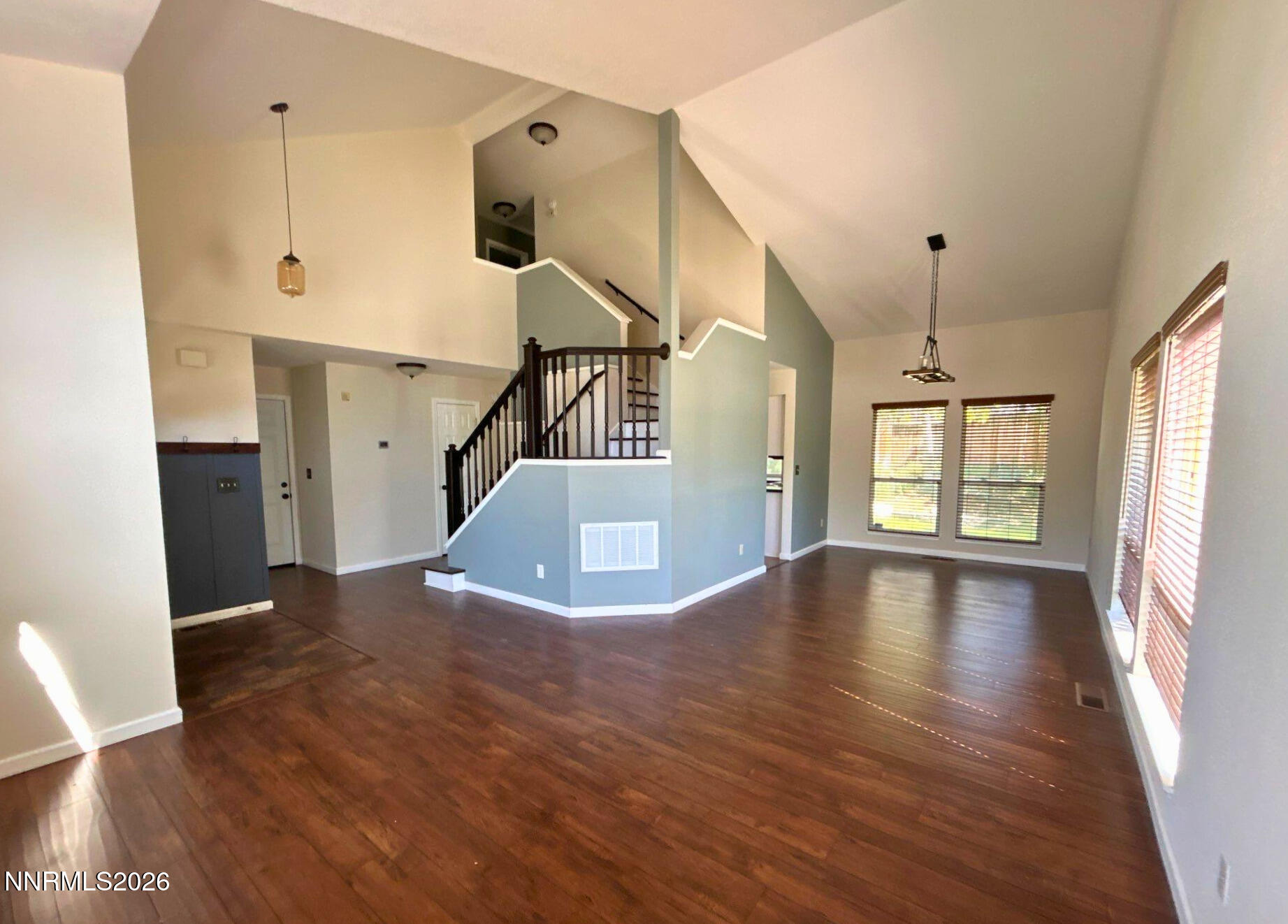 4437 Highplains Drive Reno, NV 89523 - Photo 3 of 19 a view of empty room with wooden floor and fan