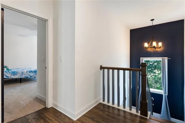 a bedroom with a bed and a cabinets