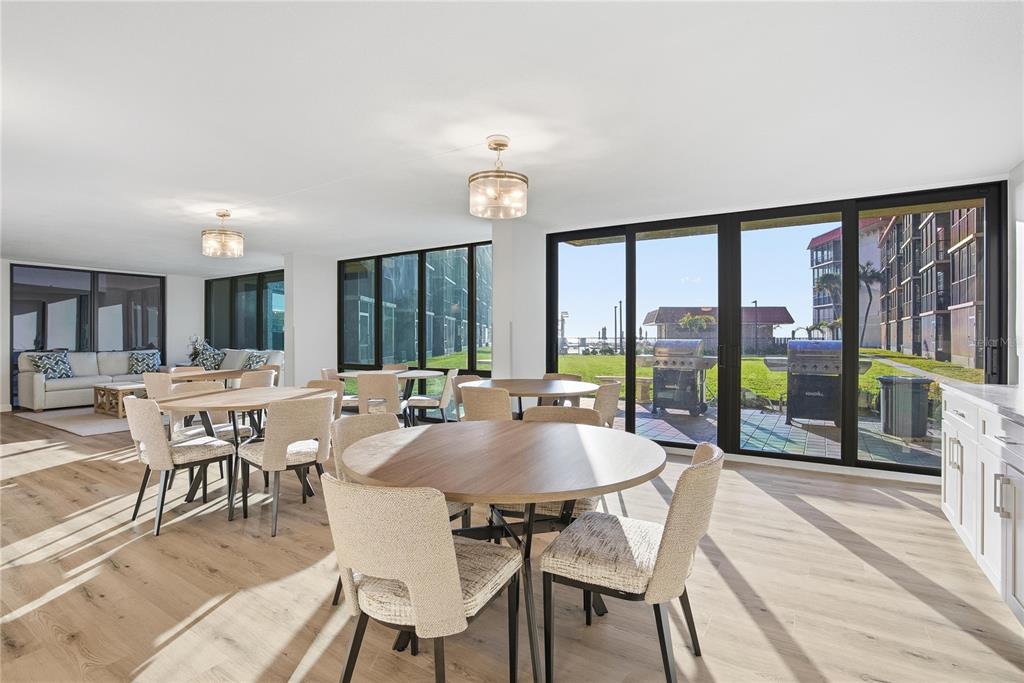 17580 Gulf Boulevard, Unit 302 Redington Shores, FL 33708 - Photo 32 of 37 a view of a dining room with furniture window and outside view