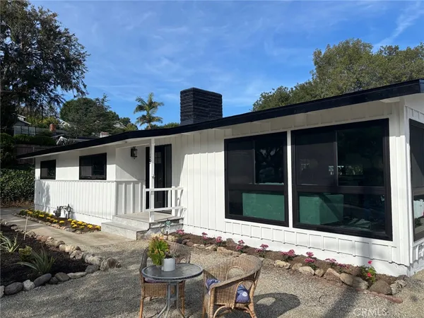 a house view with a sitting space