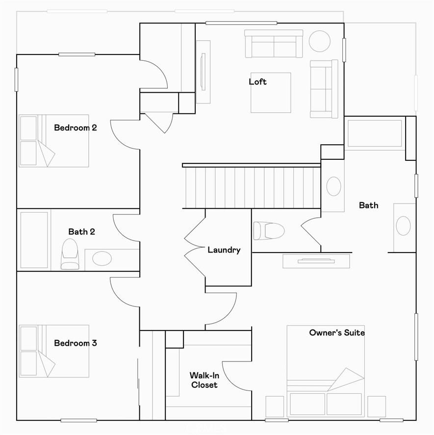 1301 Galaxy Way Rialto, CA 92376 - Photo 20 of 20 Residence 3 - level 2 floorplan