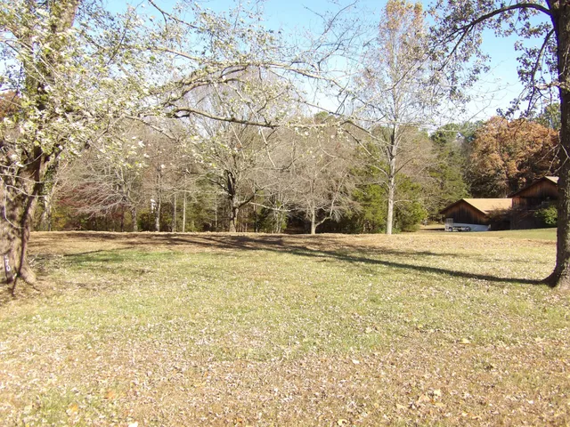 a view of yard with swimming pool