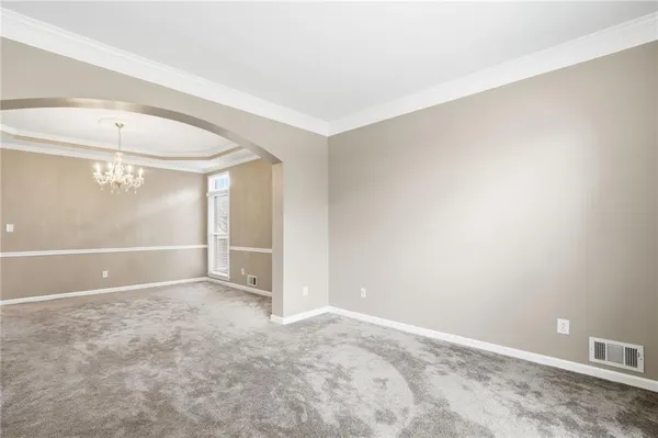 a park view with a slide