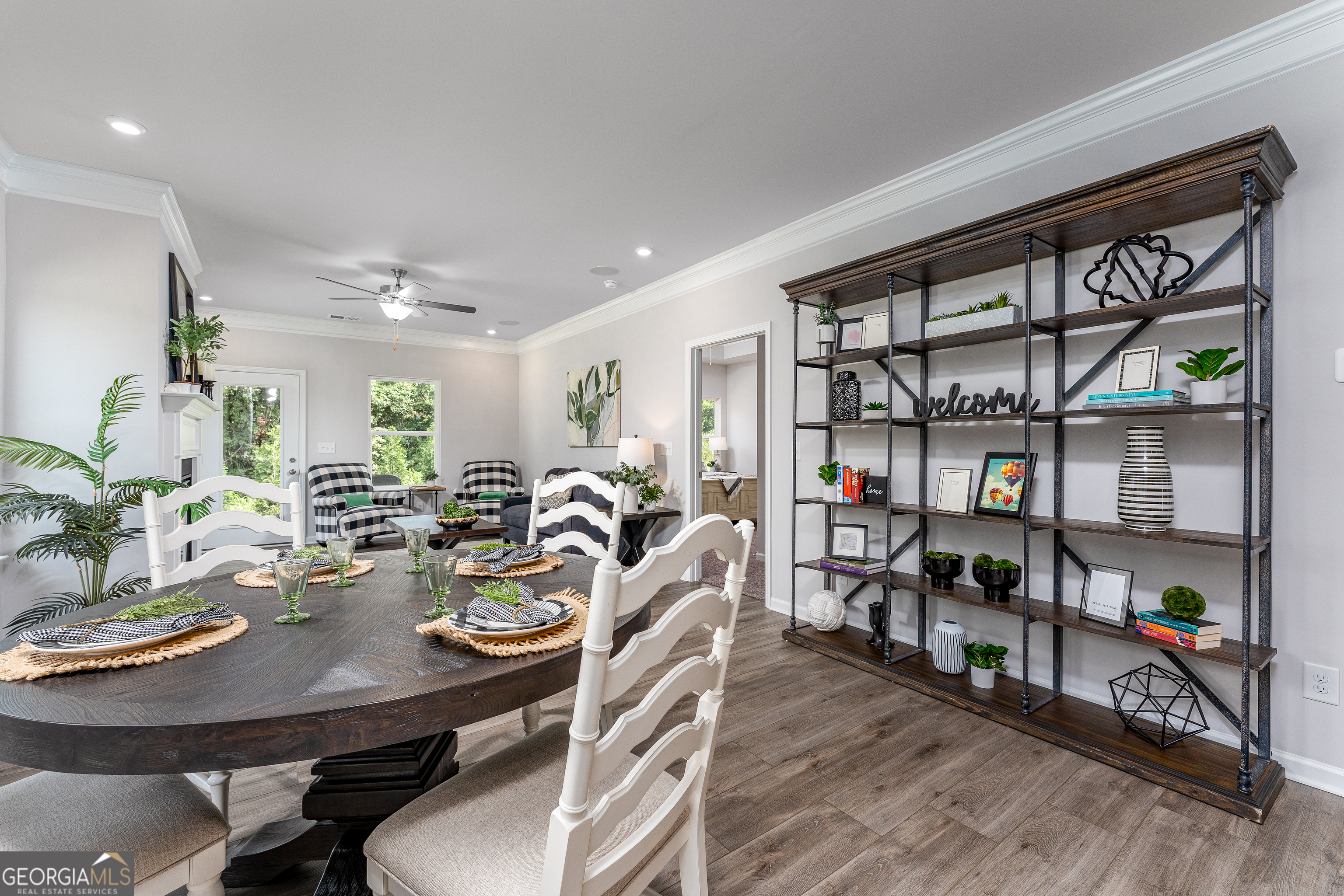 1393 Trellis Court Hampton, GA 30228 - Photo 13 of 25 a view of a dining room and livingroom view