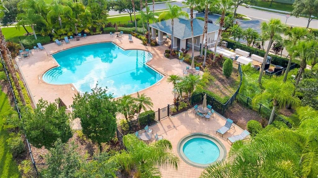 11493 Walden Loop Parrish, FL 34219 - Photo 26 of 30 an aerial view of a house with yard swimming pool and outdoor seating