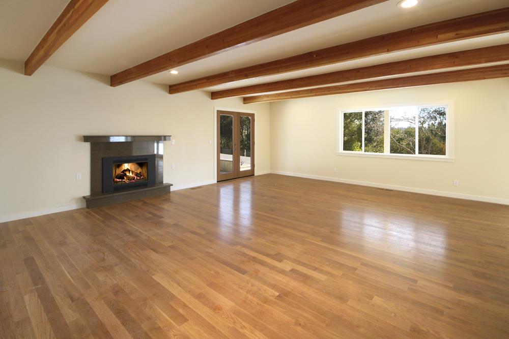 125 Charman Hill Road Aptos, CA 95003 - Photo 10 of 22 a view of an empty room with wooden floor and a window