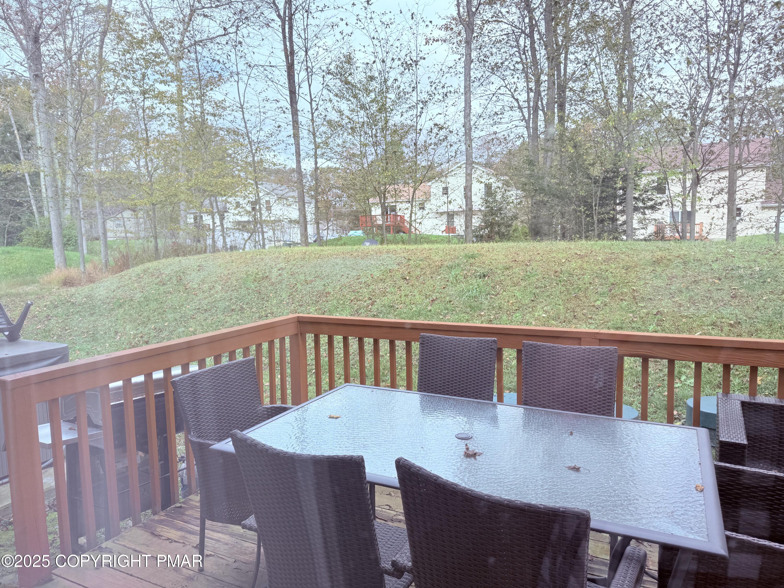 238 Dorset Road Tobyhanna, PA 18466 - Photo 23 of 24 a view of a chairs and table on the deck