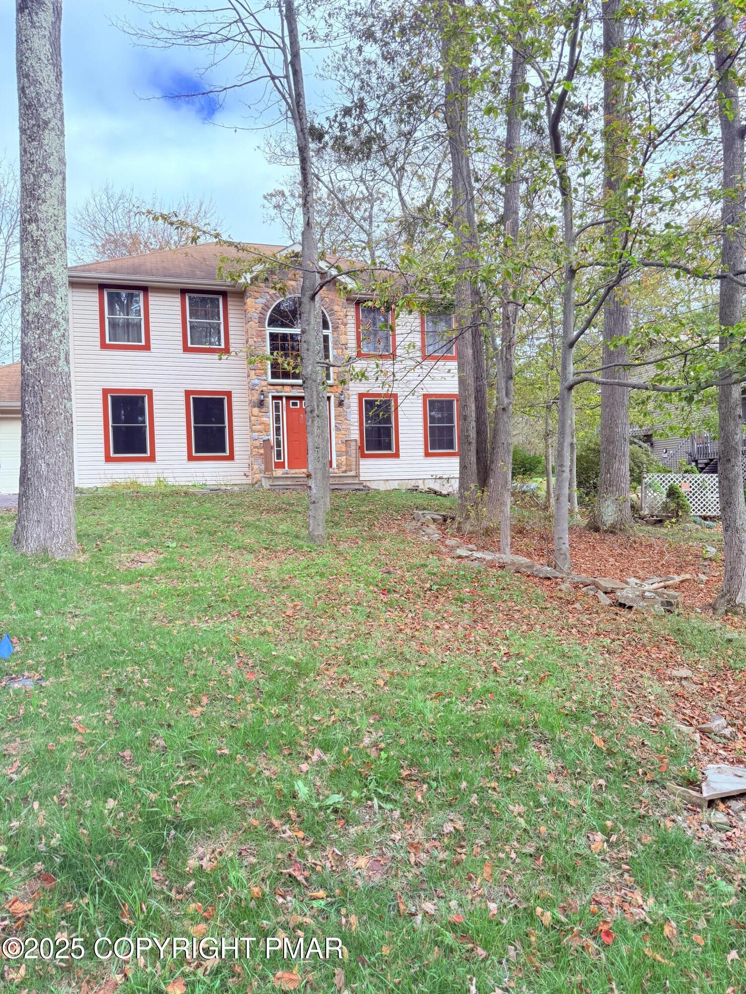 238 Dorset Road Tobyhanna, PA 18466 - Photo 24 of 24 front view of a house with a yard