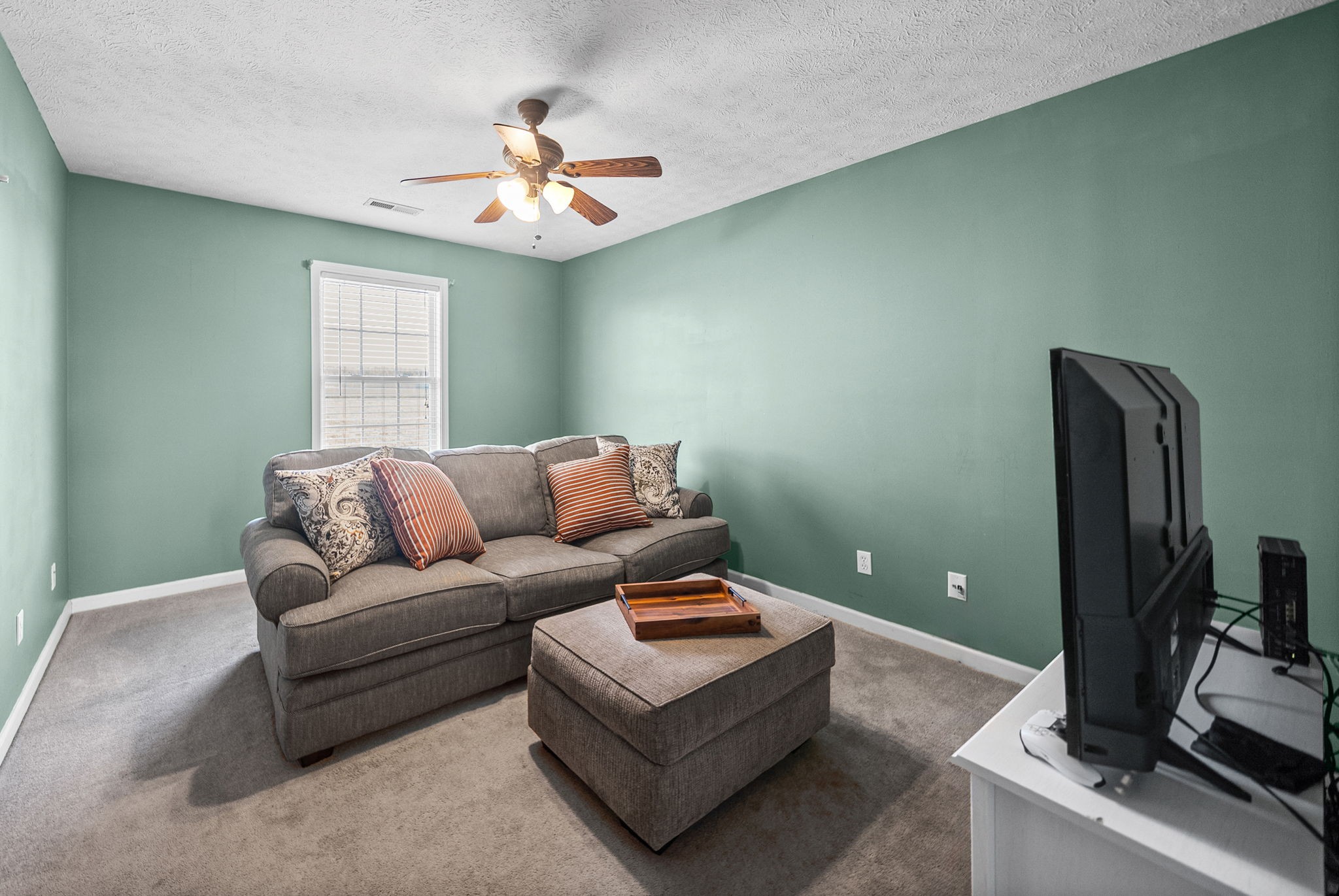 1940 Loop Lane Gracey, KY 42232 - Photo 24 of 32 a living room with furniture and a flat screen tv