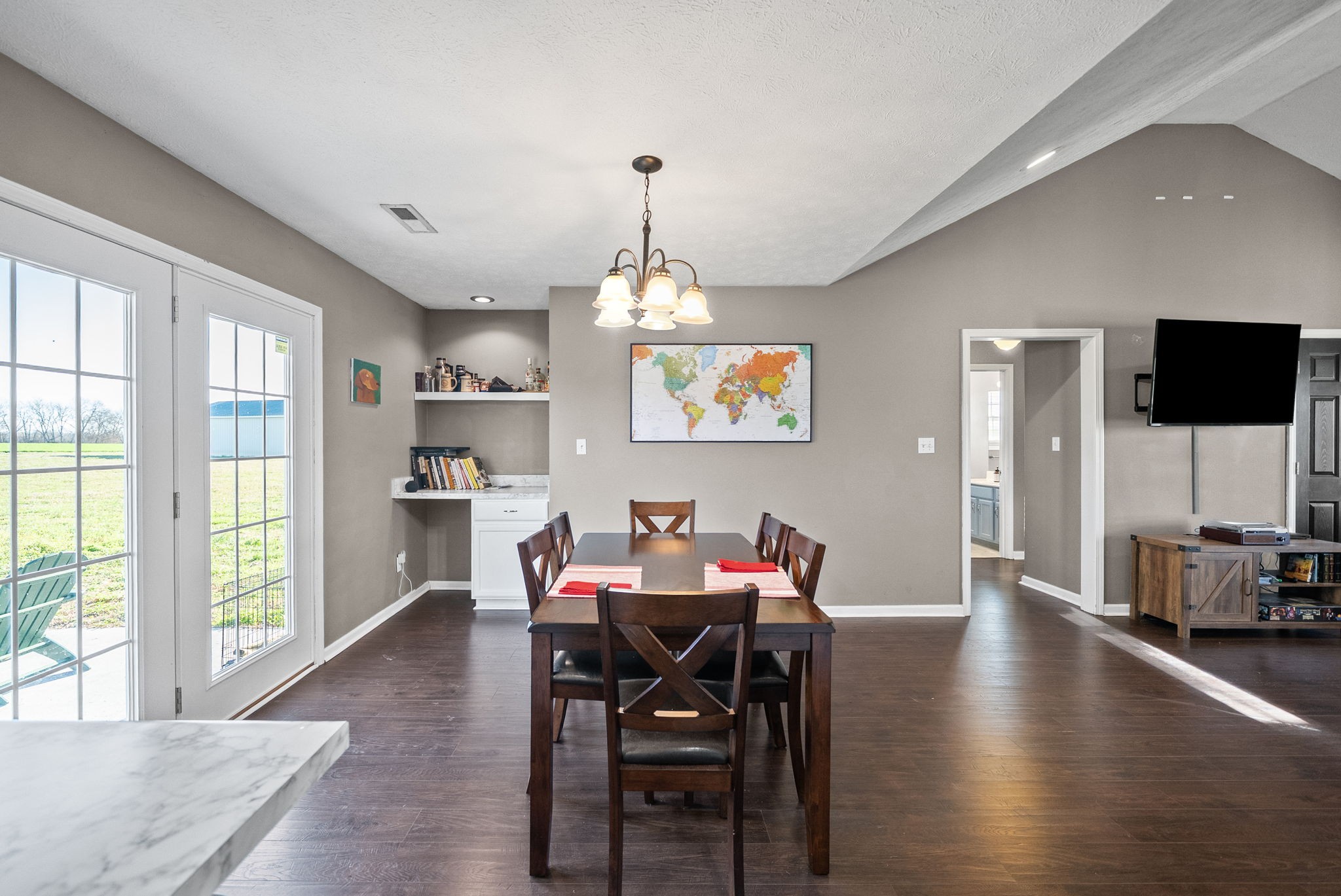 1940 Loop Lane Gracey, KY 42232 - Photo 8 of 32 a view of a dining room with furniture window and wooden floor