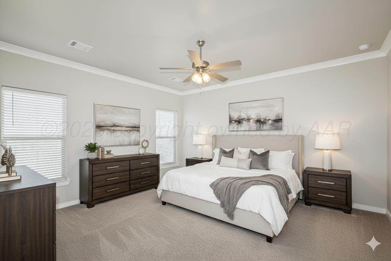 2701 Daybreak Lane Amarillo, TX 79124 - Photo 12 of 41 Primary Bedroom Staged