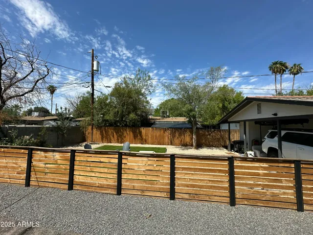 a view of outdoor space and deck