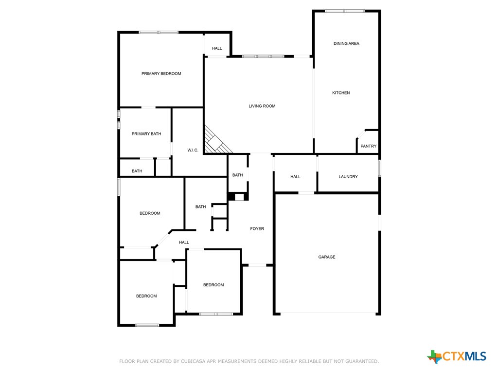 2021 Rustic Manor Drive Temple, TX 76502 - Photo 30 of 30 a picture of floor plan