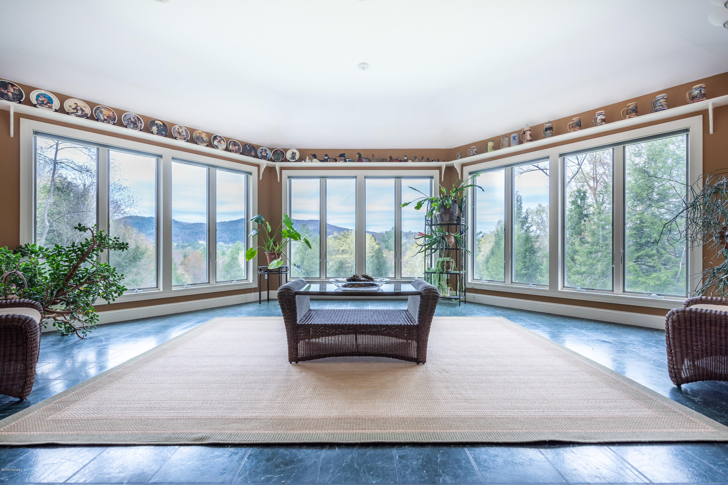 28 Ice Glen Road Stockbridge, MA 01262 - Photo 22 of 38 Solarium with Views