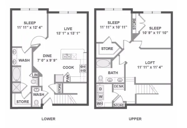 a view of a big room with windows and chandelier fan