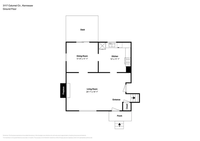 $1,915 | 3117 Calumet Circle Northwest, Kennesaw, GA 30152