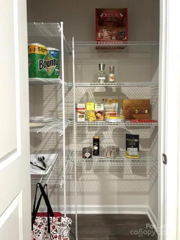 a view of a glass door