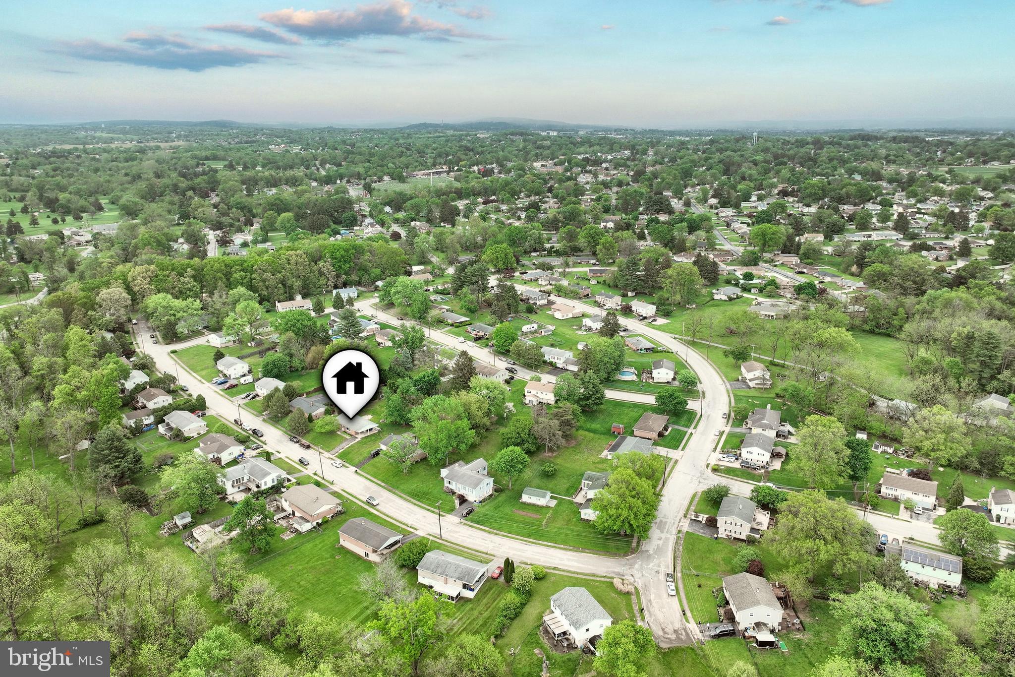 2550 Log Cabin Road York, PA 17408 - Photo 46 of 51 an aerial view of a residential houses with yard and outdoor space