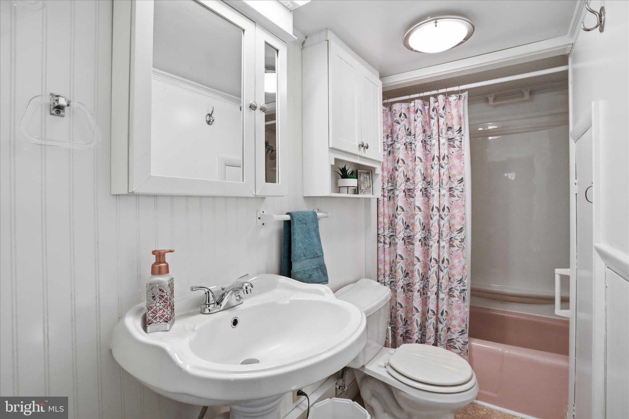 175 Clark Road Wardensville, WV 26851 - Photo 20 of 59 a bathroom with a sink toilet and shower