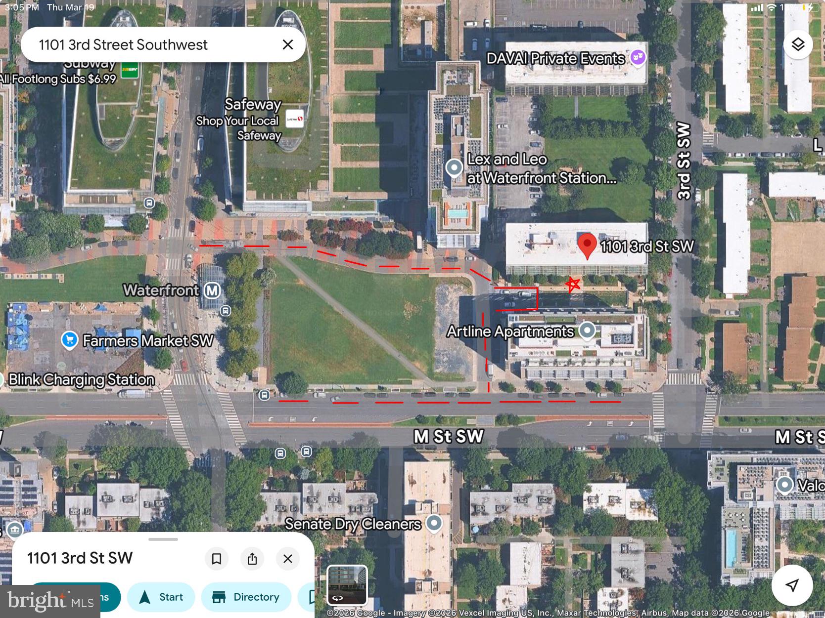 1101 3rd Street Southwest, Unit 206 Washington, DC 20024 - Photo 28 of 53 Access from M or Safeway driveway, NOT 3rd St.