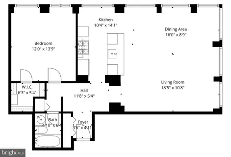 $399,900 | 1101 3rd Street Southwest, Unit 206, Washington, DC 20024