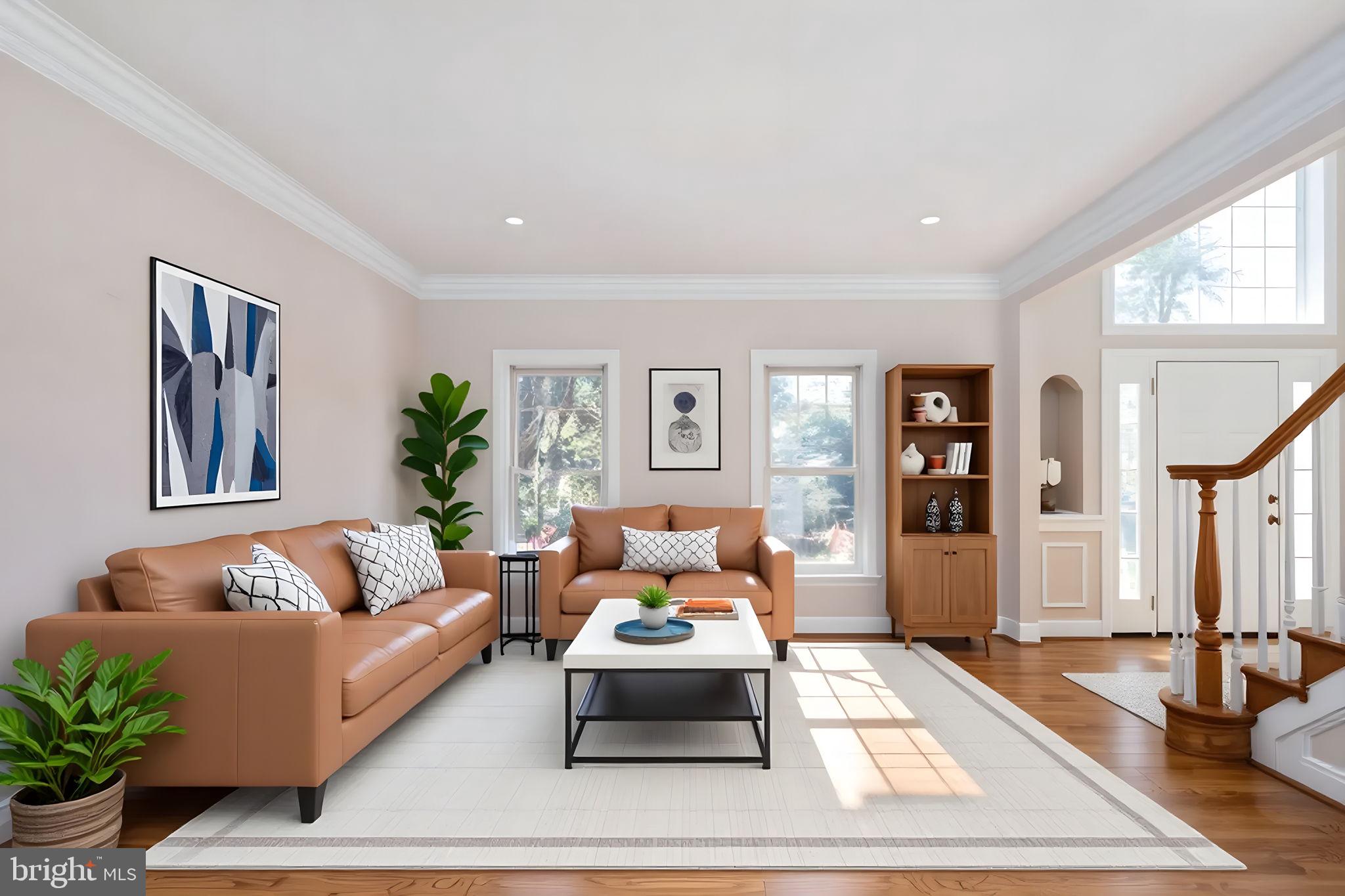 231 Kimberwick Lane Stafford, VA 22556 - Photo 15 of 78 a living room with furniture and a rug